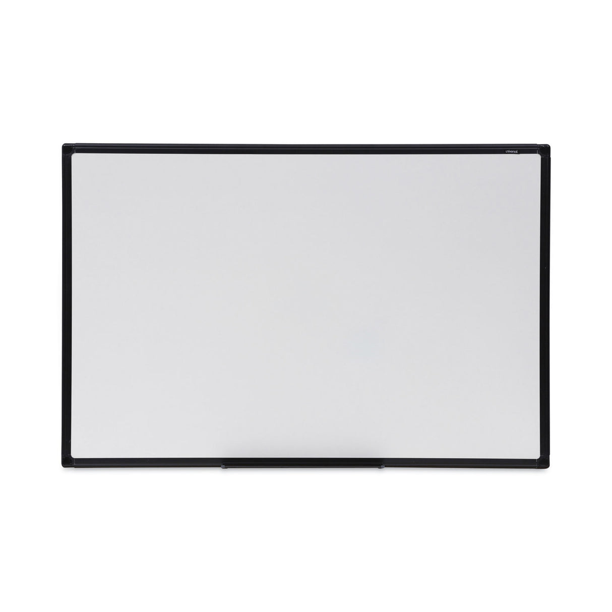 Universal Design Series Deluxe Dry Erase Board, 36 x 24, White Surface, Black Anodized Aluminum Frame (UNV43628)