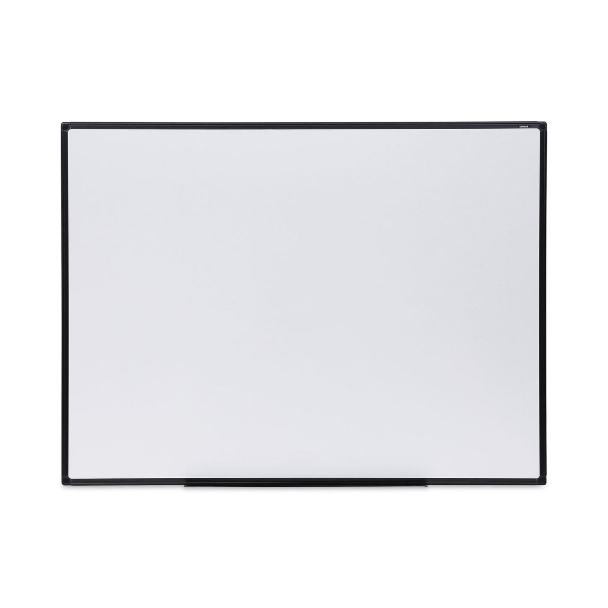 Universal Design Series Deluxe Dry Erase Board, 48 x 36, White Surface, Black Anodized Aluminum Frame (UNV43629)