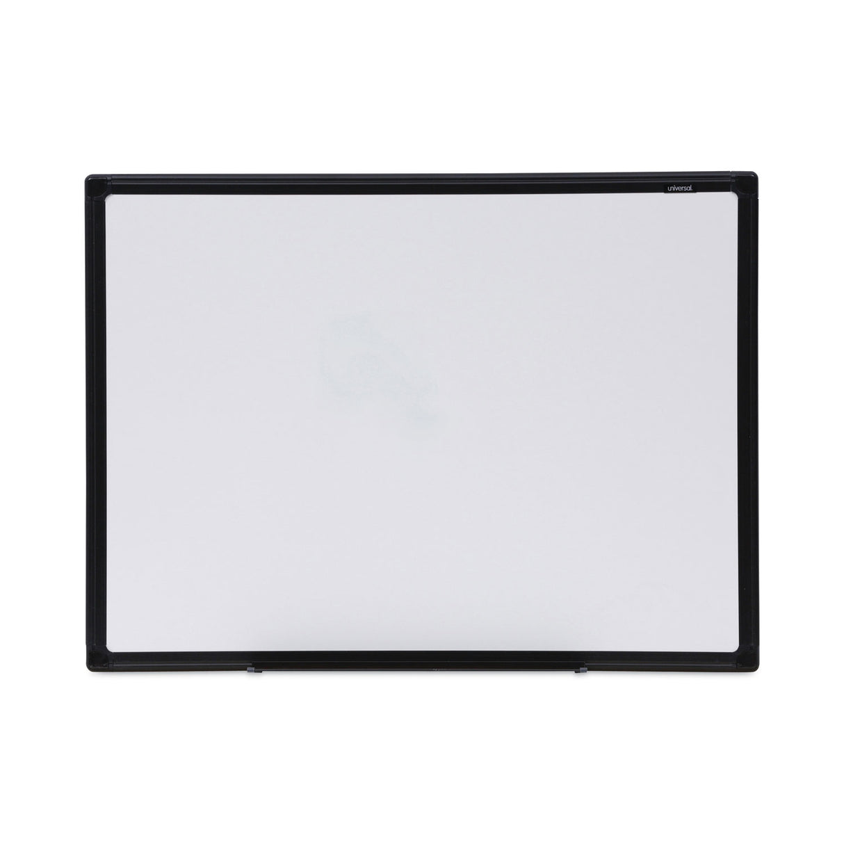 Universal Design Series Deluxe Dry Erase Board, 24 x 18, White Surface, Black Anodized Aluminum Frame (UNV43630)