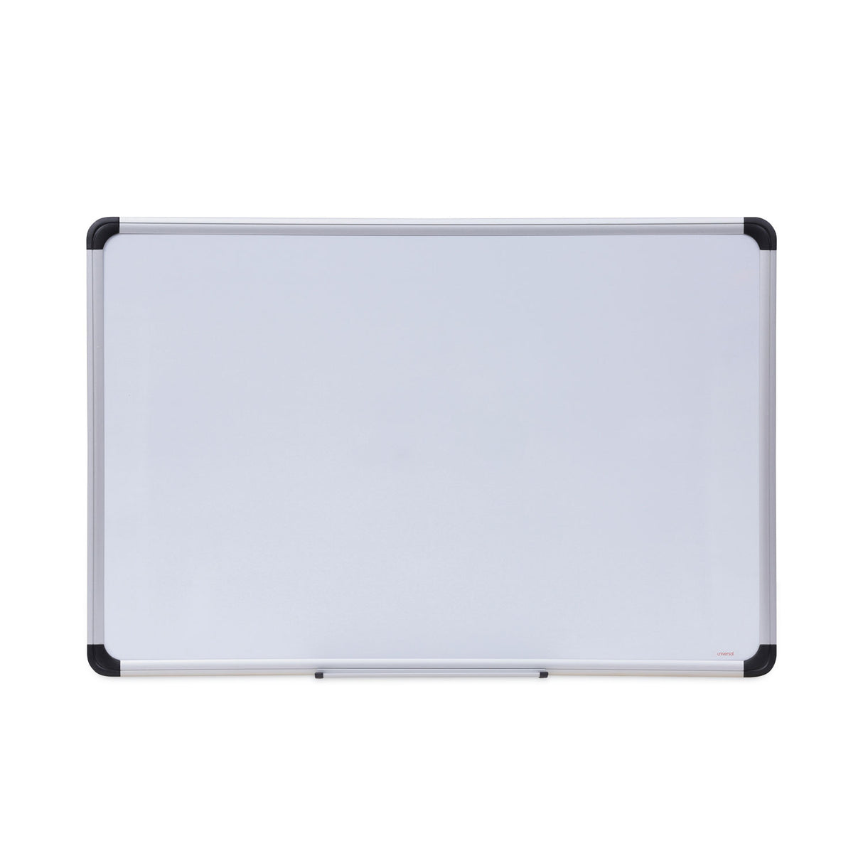 Universal Magnetic Steel Dry Erase Marker Board, 36 x 24, White Surface, Aluminum/Plastic Frame (UNV43733)