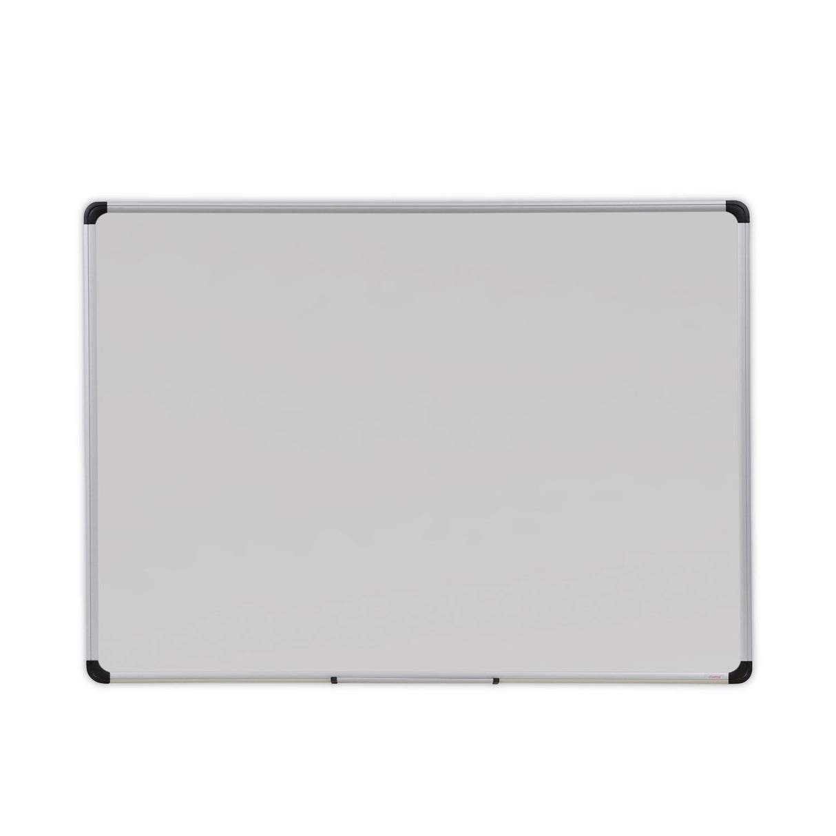 Universal Deluxe Porcelain Magnetic Dry Erase Board, 48 x 36, White Surface, Silver/Black Aluminum Frame (UNV43842)