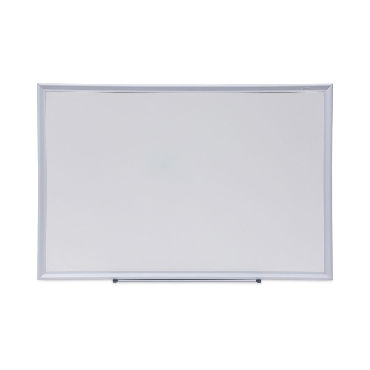 Universal Deluxe Melamine Dry Erase Board, 36 x 24, Melamine White Surface, Silver Aluminum Frame (UNV44624)