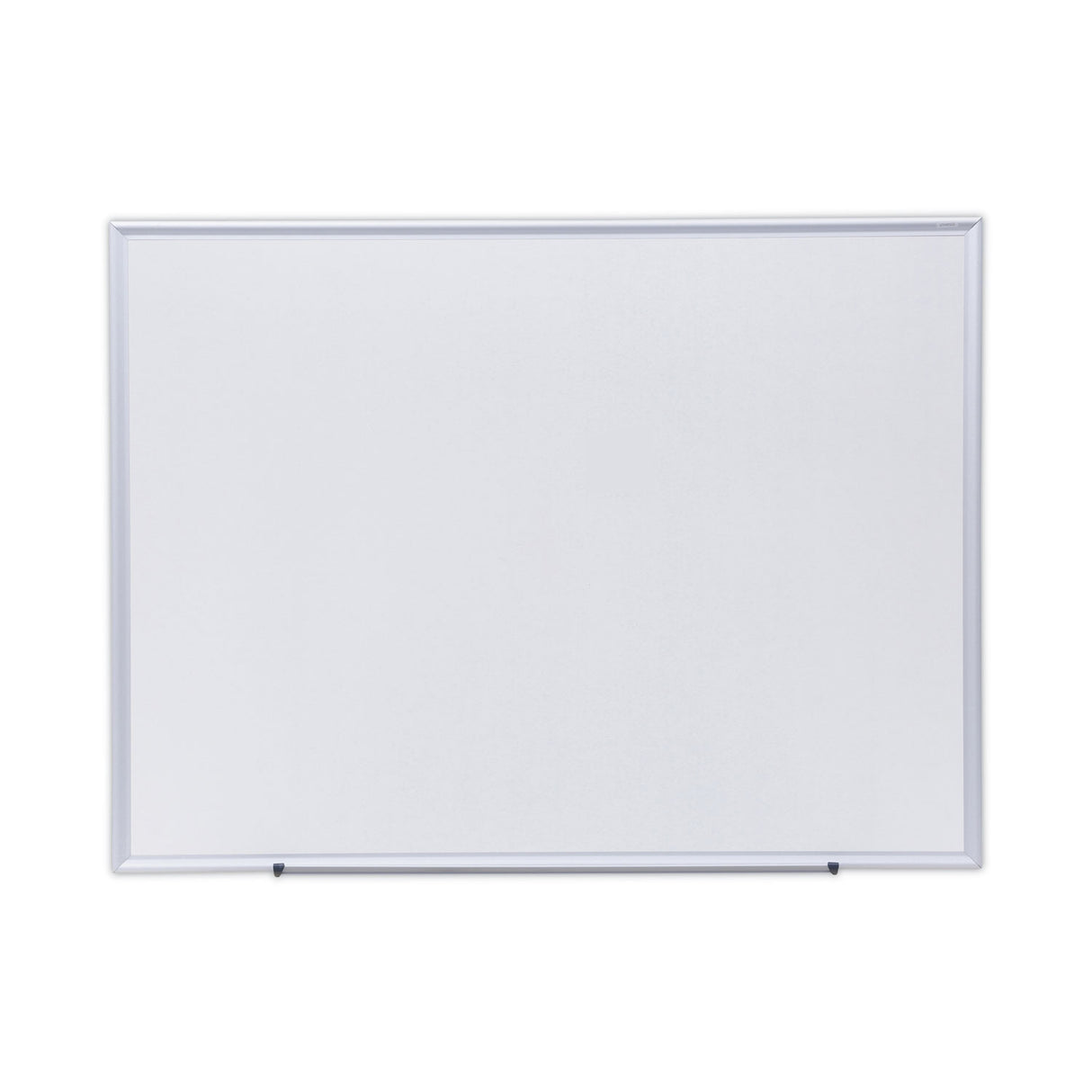 Universal Deluxe Melamine Dry Erase Board, 48 x 36, Melamine White Surface, Silver Aluminum Frame (UNV44636)
