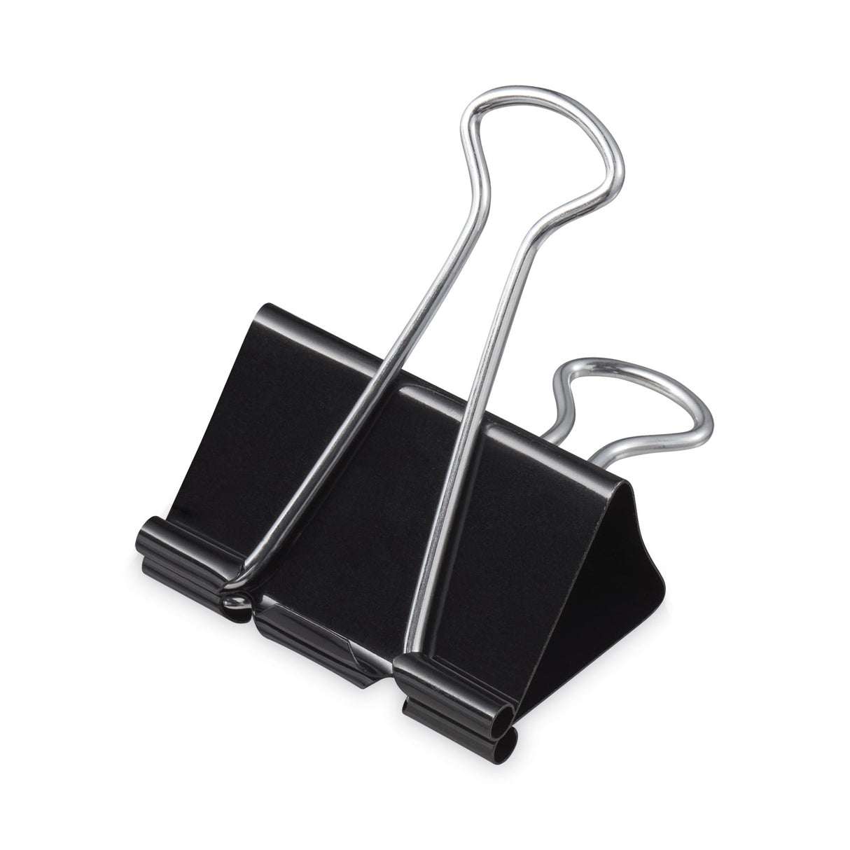 Universal Binder Clip Zip-Seal Bag Value Pack, Mini, Black/Silver, 144/Pack (UNV10199VP)
