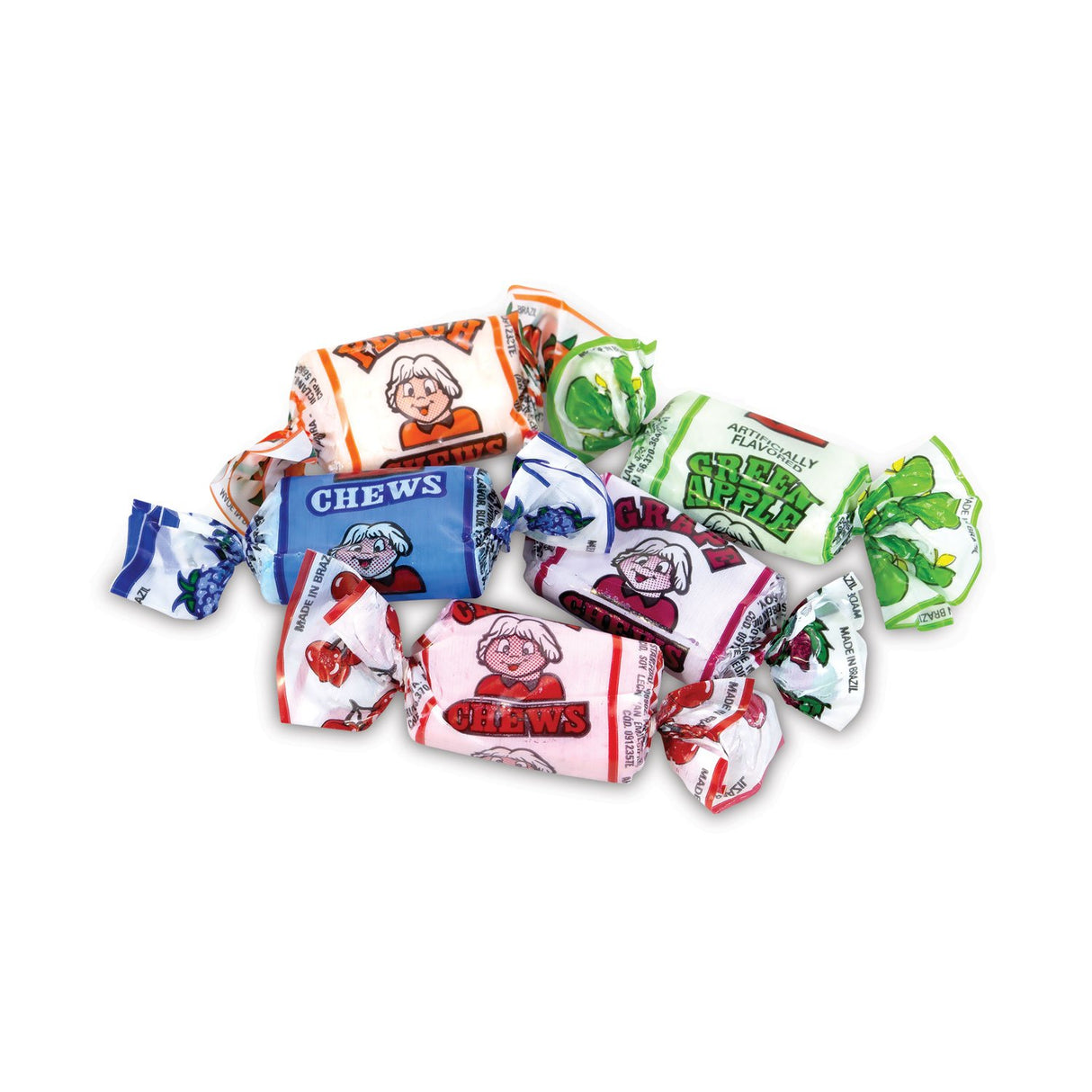 Albert's Assorted Fruit Chews, 1.5 lb Bag, Approx. 240 Pieces (20901227)