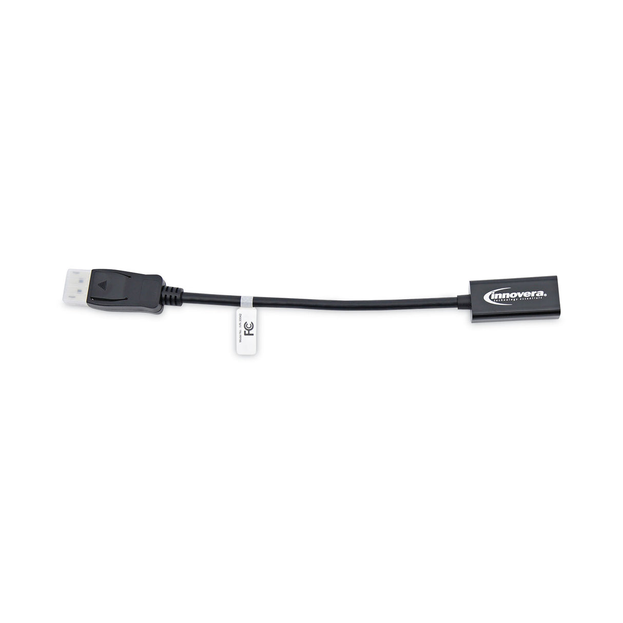 Innovera DisplayPort-HDMI Adapter, 0.65 ft, Black (IVR30042)