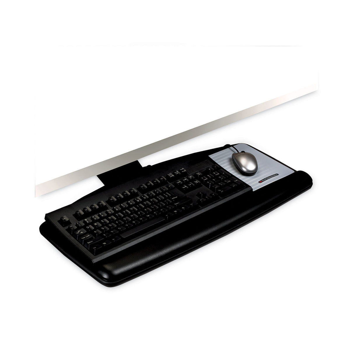 3M Easy Adjust Keyboard Tray, Standard Platform, 23" Track, Black (AKT90LE)