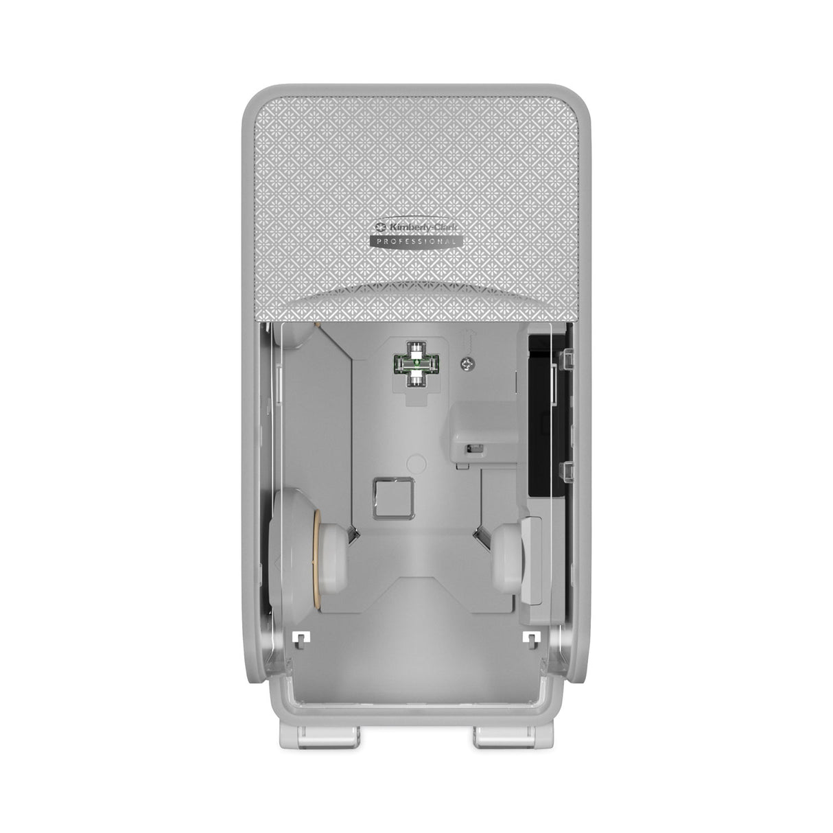Kimberly-Clark ICON Coreless Standard Roll Toilet Paper Dispenser, 7.18 x 13.37 x 7.06, Silver Mosaic (53696)