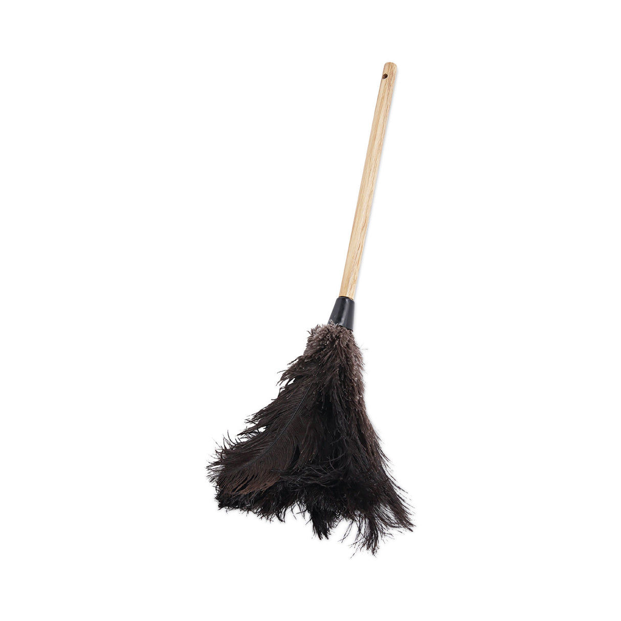 BoardwalkÂ® Professional Ostrich Feather Duster, 10" Handle (BWK20BK)