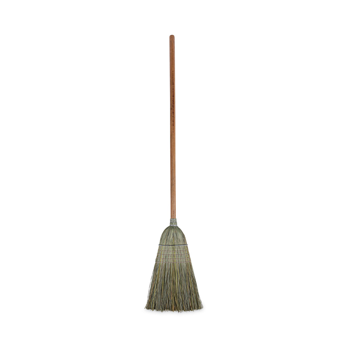 BoardwalkÂ® Corn Fiber Bristle Broom, 42" Wood Handle, 12 Brooms (BWK932YCT)