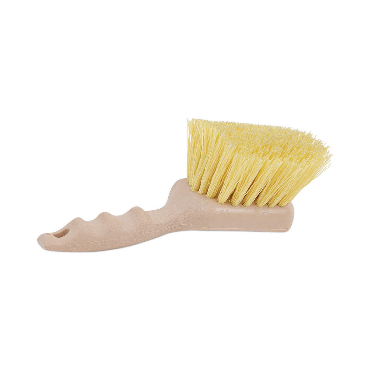 BoardwalkÂ® Plastic Bristle Utility Brush, 8 1/2", Tan Handle (BWK4308)