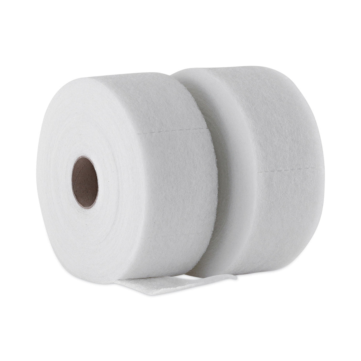 BoardwalkÂ® TrapEze Disposable Dusting Sheets, White, 125-ft., 2 Rolls (BWK582505)