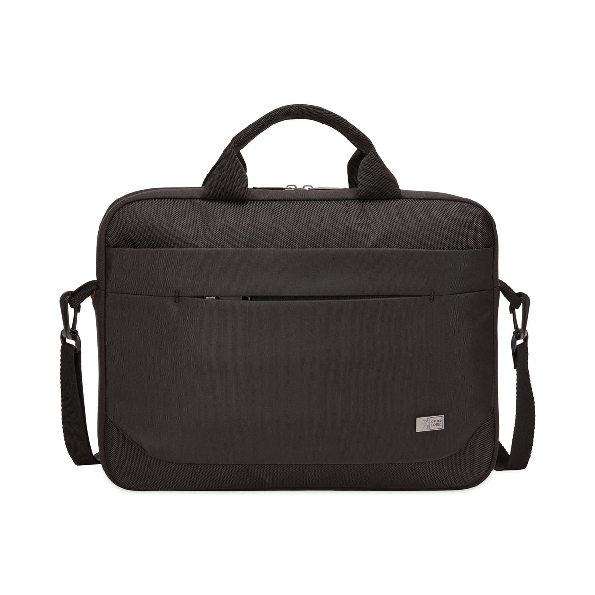 Case Logic Advantage Laptop Attache, Fits Devices Up to 15.6", Polyester, 16.1 x 2.8 x 13.8, Black (3203988)
