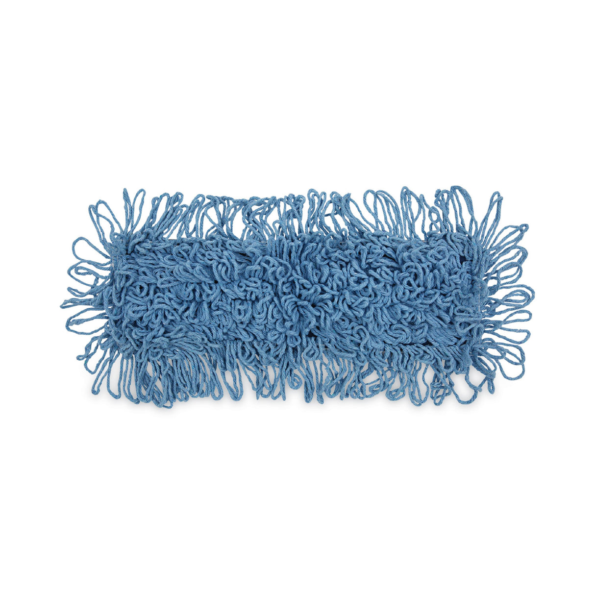BoardwalkÂ® Mop Head, Dust, Looped-End, Cotton/Synthetic Fibers, Blue (BWK1118)