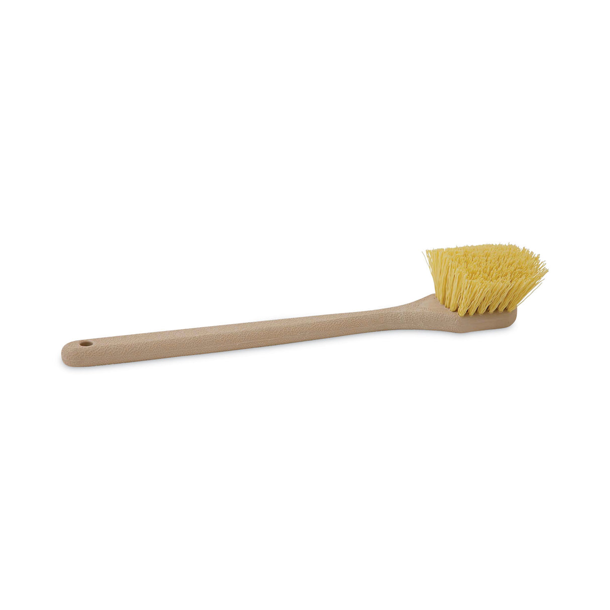 BoardwalkÂ® Plastic Bristle Utility Brush, 20", Tan Handle (BWK4320)