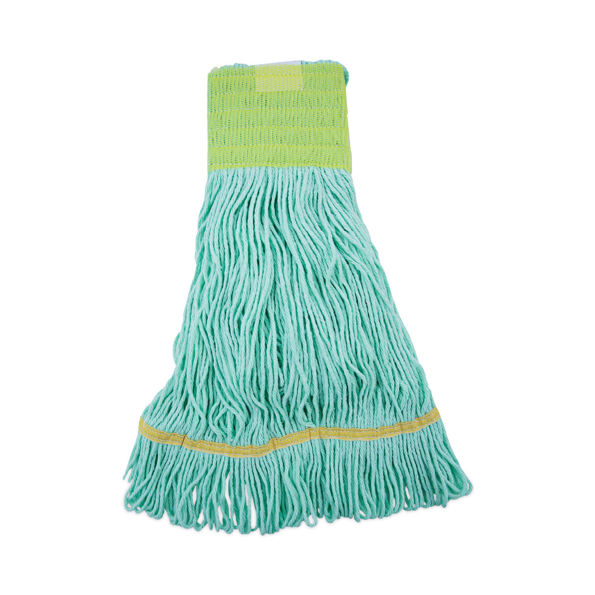 BoardwalkÂ® Looped-End Mop Head, Recycled Fibers, Medium, Green (BWK1200MEA)