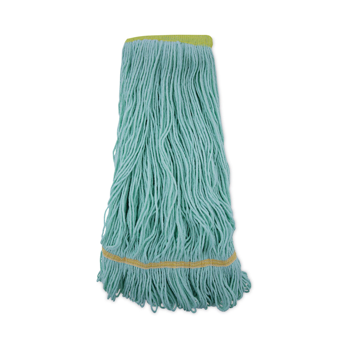 BoardwalkÂ® EcoMop Looped-End Mop Head, Extra Large, Green, Each (BWK1200XL)