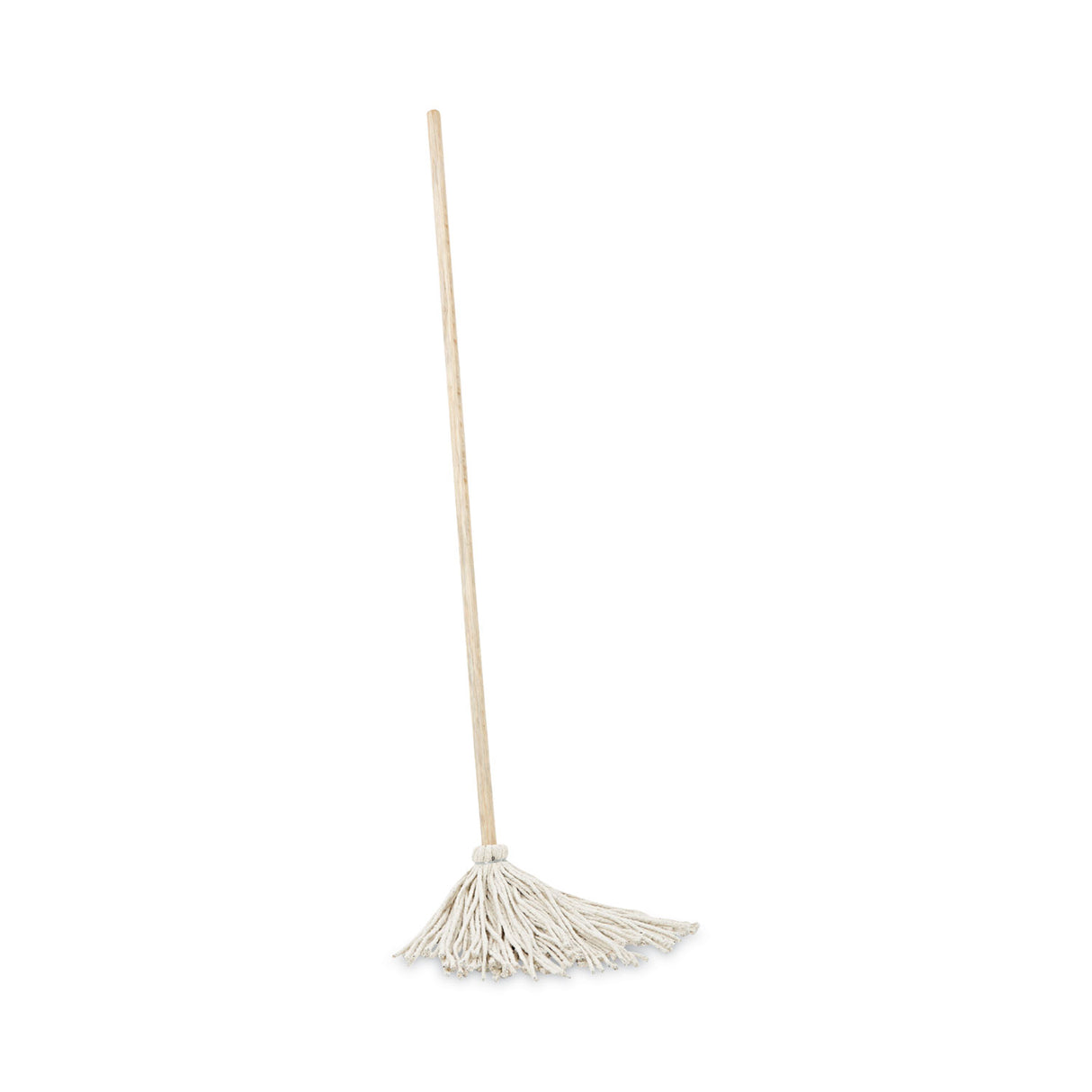 BoardwalkÂ® Deck Mop; 48" Wooden Handle, 12oz Cotton Fiber Head, 6/Pack (BWK112C)