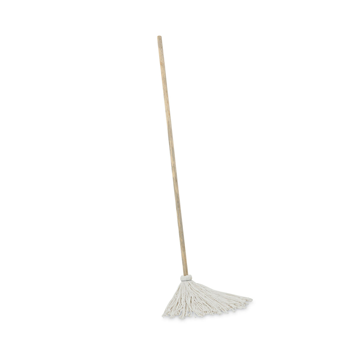 BoardwalkÂ® Deck Mop w/51" Wooden Handle, 12 oz Rayon Fiber Head, 6 Mops (BWK112R)