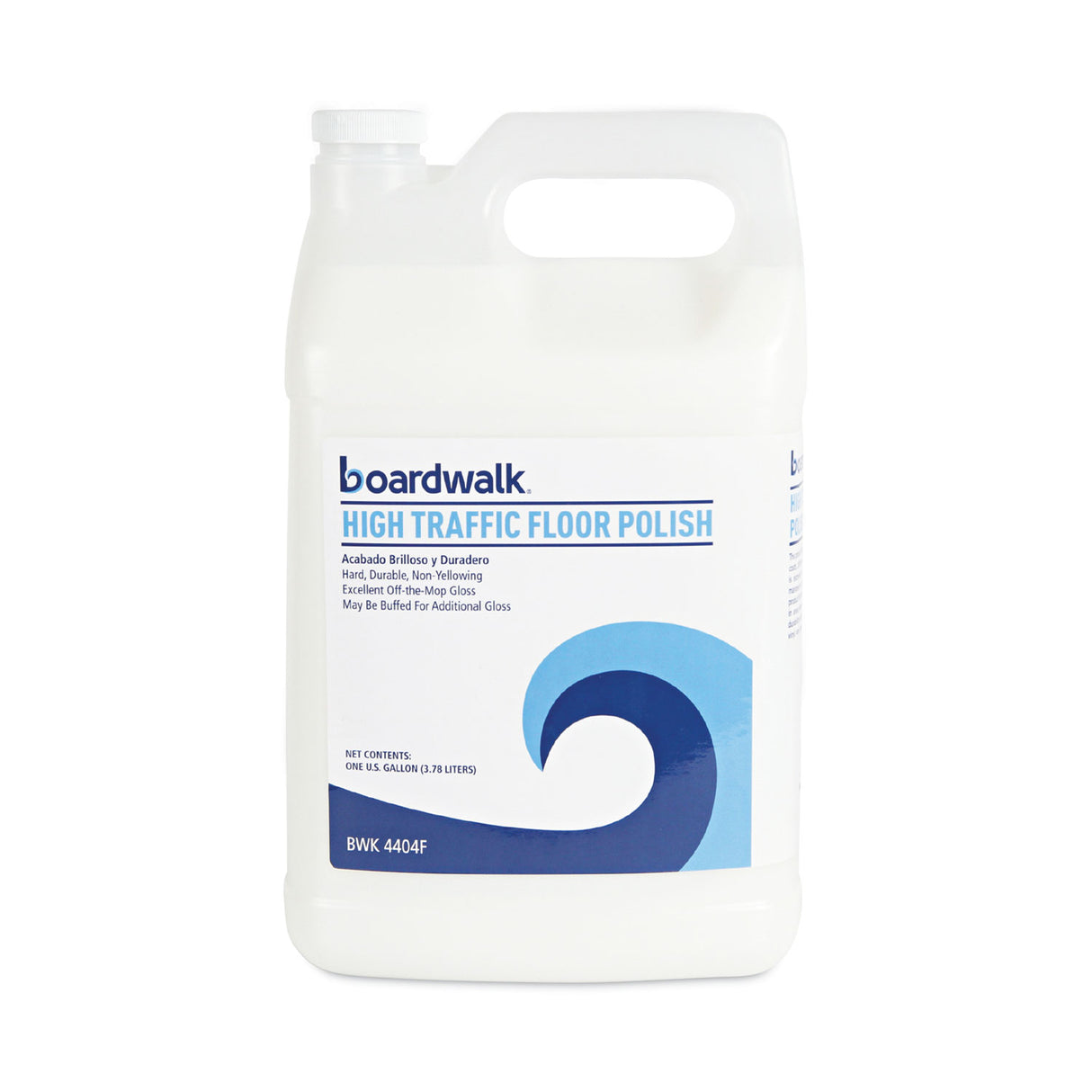 BoardwalkÂ® High Traffic Floor Polish, 1 Gallon Bottle (BWK4404FEA)