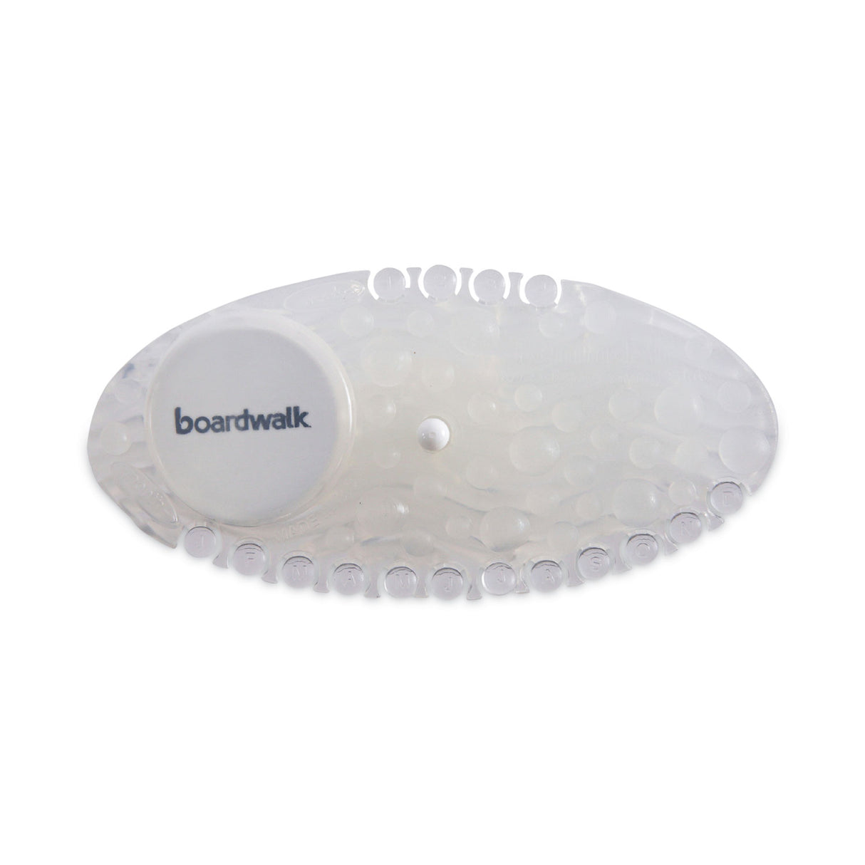 BoardwalkÂ® Curve Air Freshener, Mango, Clear, 10/Box (BWKCURVEMAN)