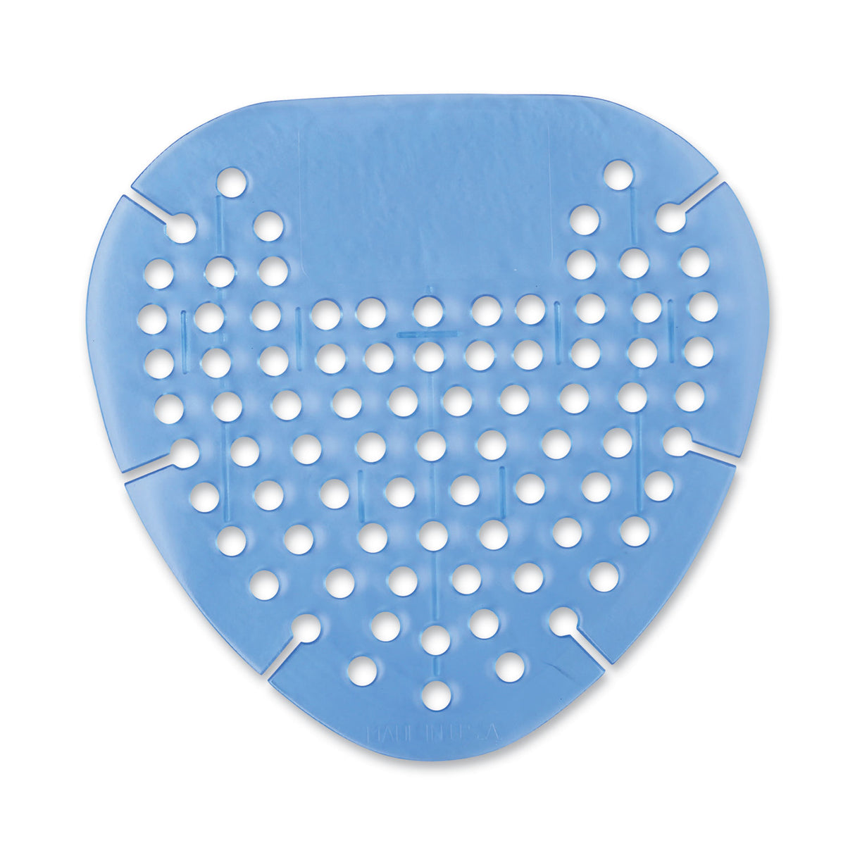 BoardwalkÂ® Gem Urinal Screen, Cotton Blossom, Blue, 12 Screens (BWKGEMCBL)