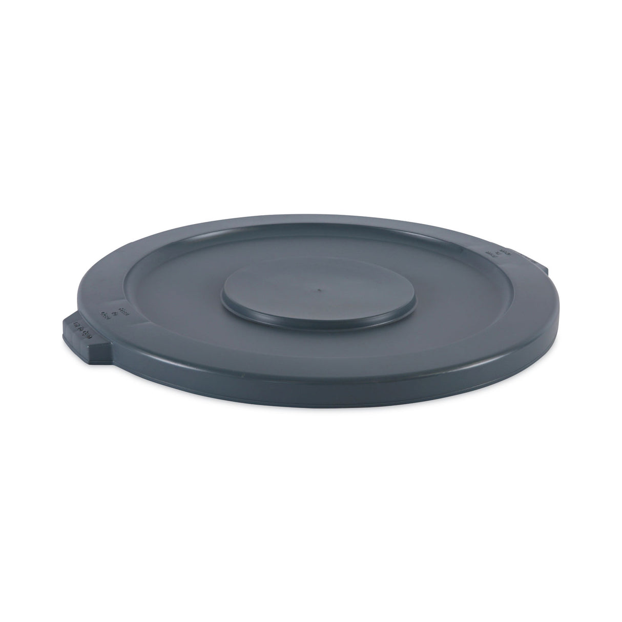 BoardwalkÂ® Flat-Top Lids for 32 gal Waste Receptacle, Rnd, Gy, EA (BWK32GLWRLIDG)
