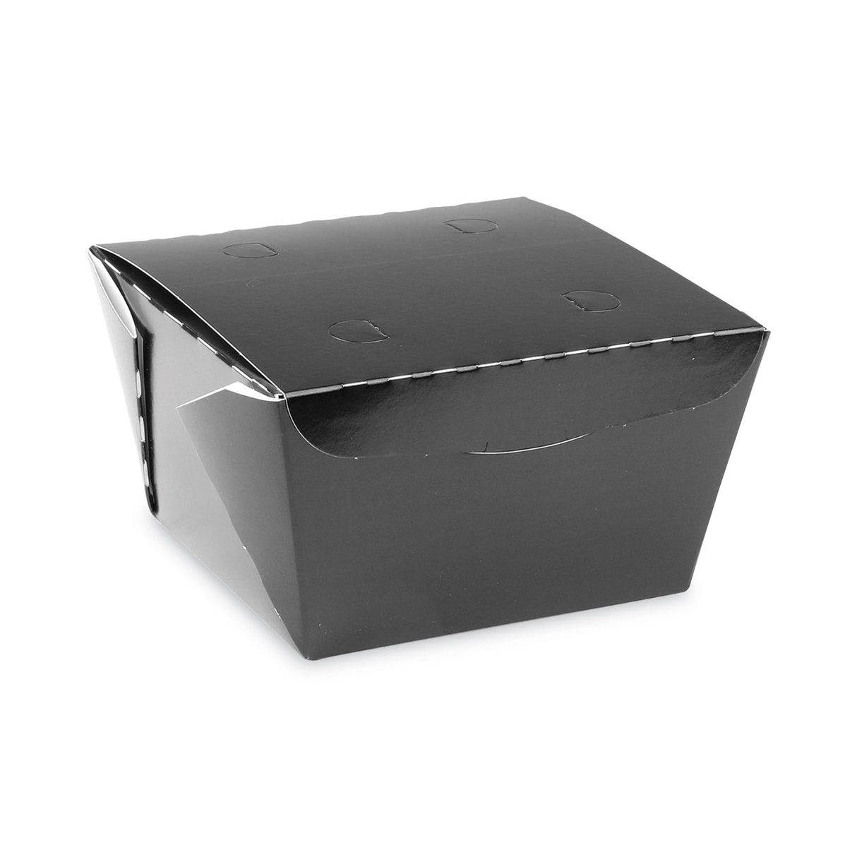 Pactiv EarthChoice OneBox Paper Box, 46 oz, 4.5 x 4.5 x 3.25, Black, 200/Carton (NOB08B)