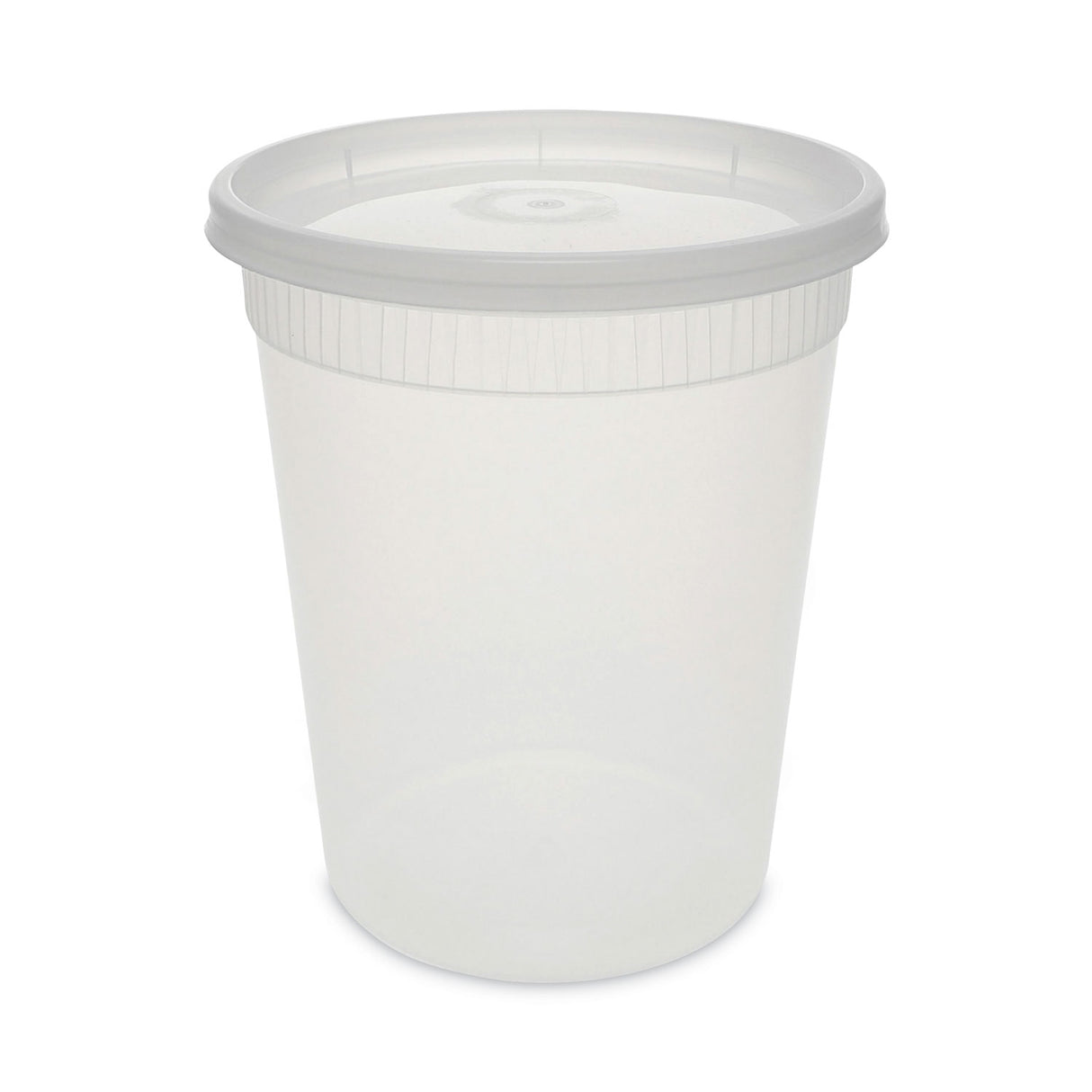 Pactiv Newspring DELItainer Microwavable Container, 32 oz, 4 .55 Diameter x 5.55 h, Clear, Plastic, 240/Carton (YSD2532)