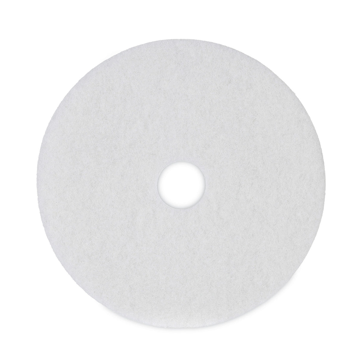 BoardwalkÂ® Standard Floor Pads, 19" dia, White, 5/Carton (BWK4019WHI)