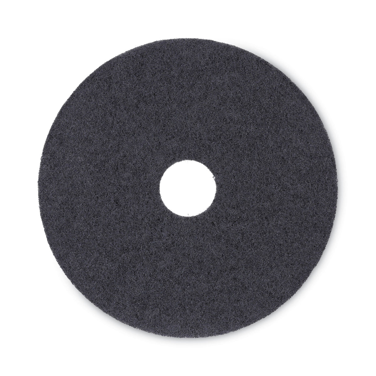 BoardwalkÂ® Standard Black Floor Pads, 17" dia, Black, 5/Carton (BWK4017BLA)