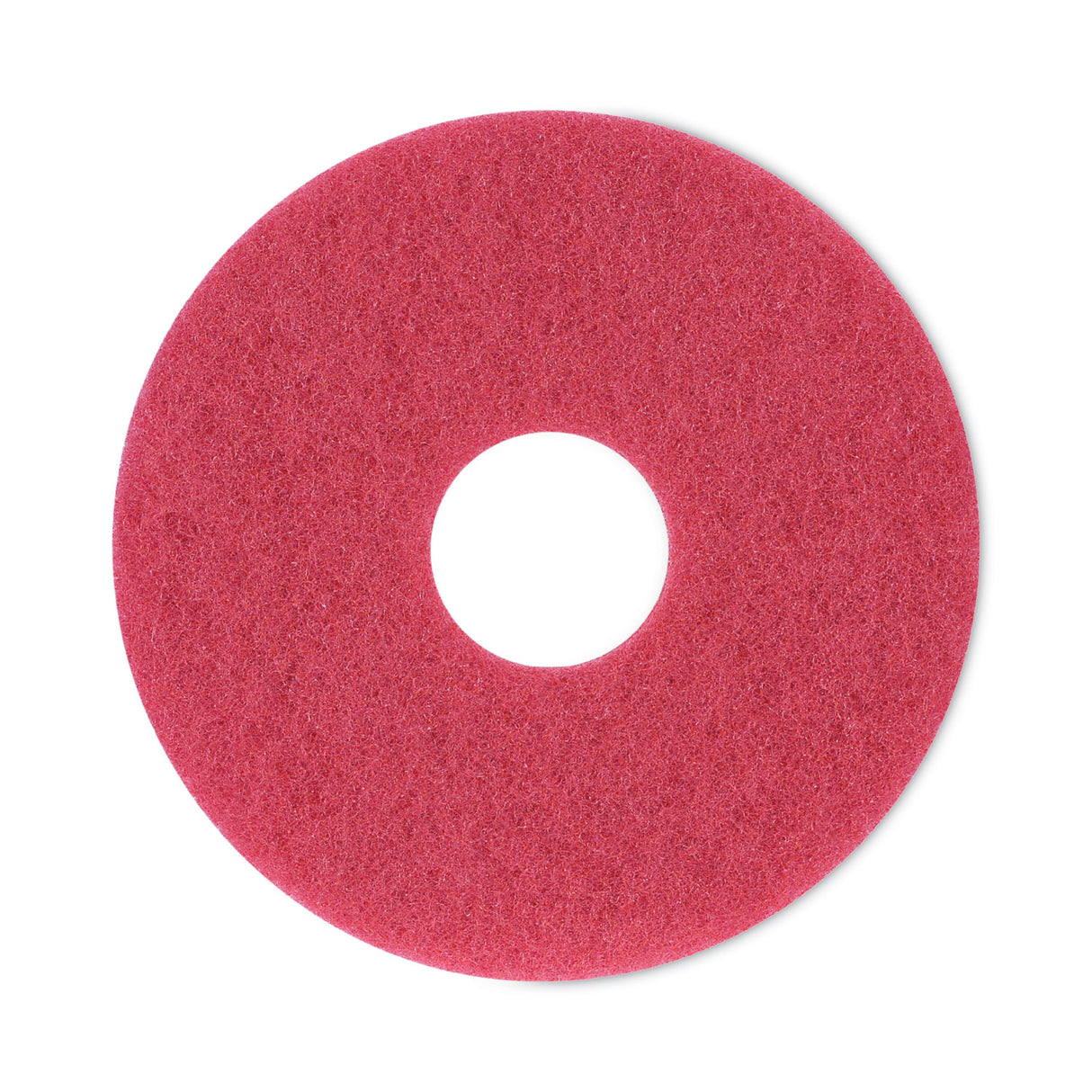 BoardwalkÂ® Standard 12" Diameter Buffing Floor Pads, Red, 5 Pads (BWK4012RED)
