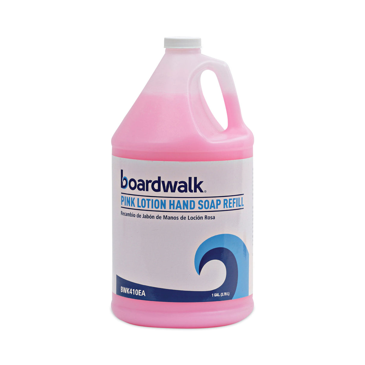 BoardwalkÂ® Mild Cleansing Pink Lotion Soap, Cherry, 1 Gallon (BWK410EA)