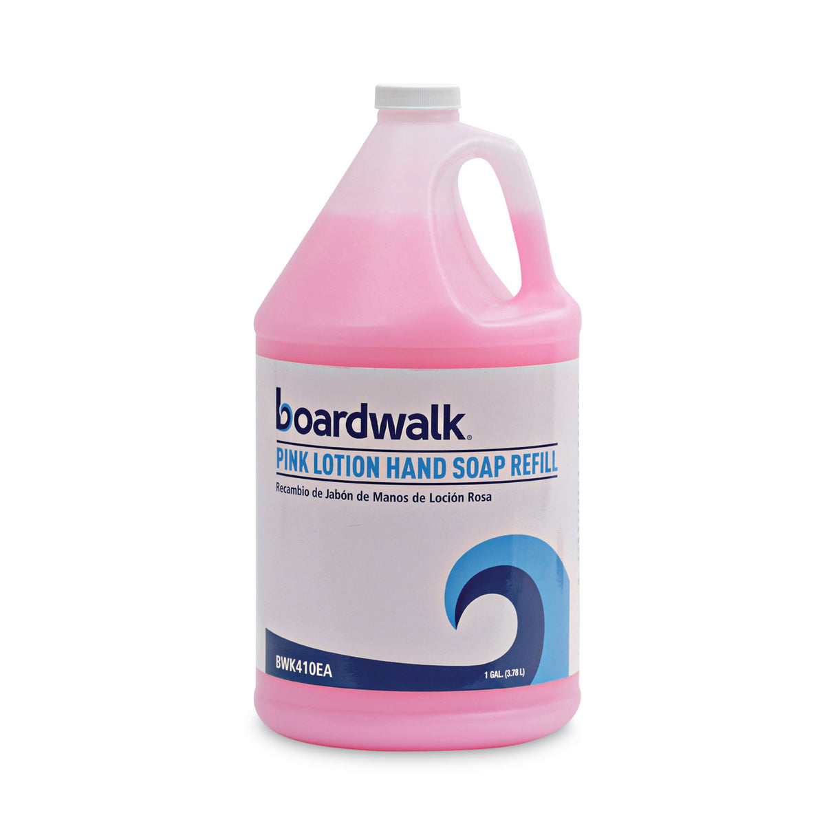 BoardwalkÂ® Mild Cleansing Pink Lotion Soap, Cherry, 1 gal Bottle, 4/CT (BWK410CT)