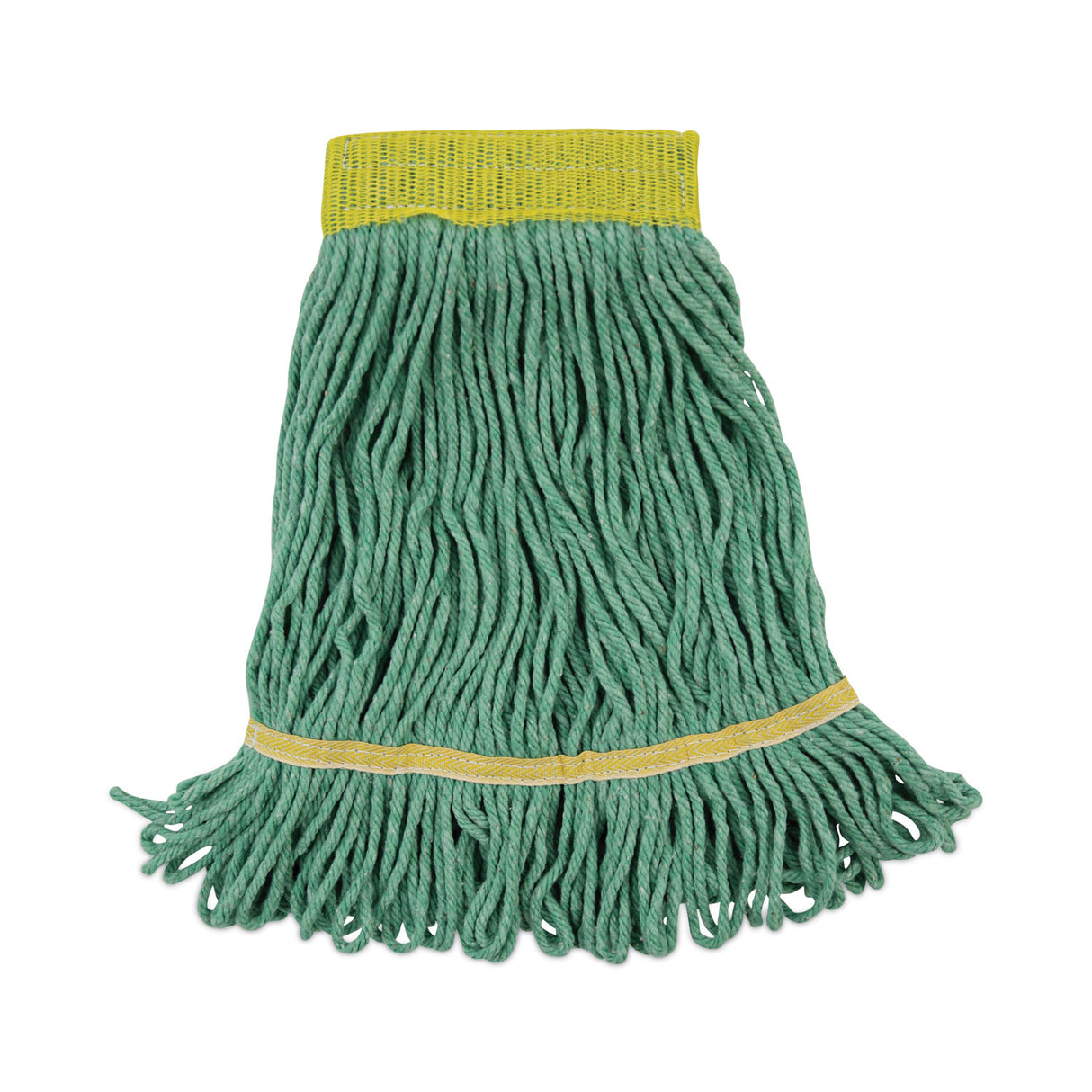 BoardwalkÂ® Super Loop Mop Head, Cotton/Synthetic, Small, 12 Mop Heads (BWK501GN)