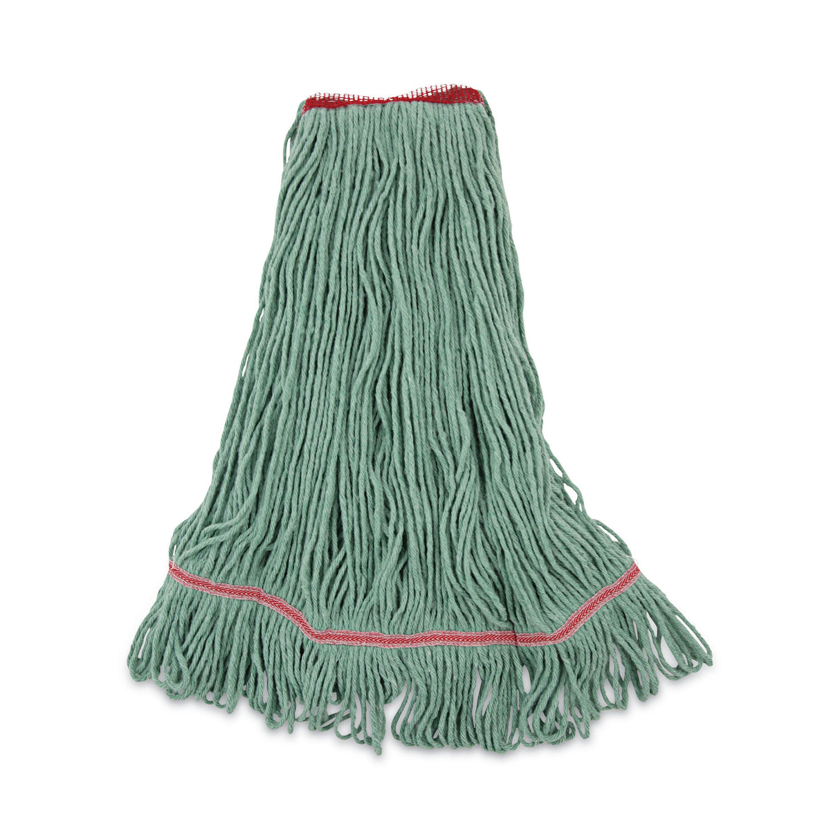 BoardwalkÂ® Large Standard Mop Head, Cotton/Rayon Fiber, Green (BWK503GNNB)