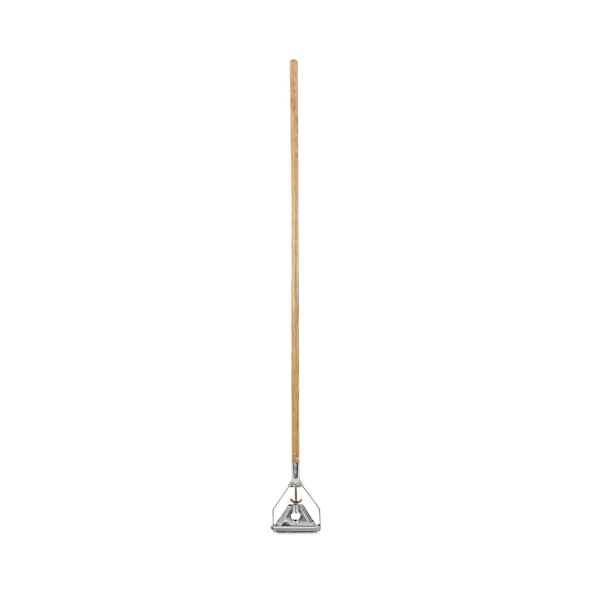 BoardwalkÂ® Quick Change Metal Head 54" Wooden Mop Handle, Natural (BWK601)