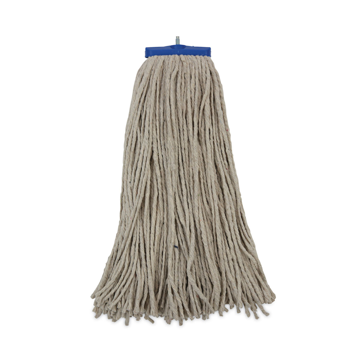 BoardwalkÂ® Lie-Flat Mop Head, Cotton Fiber, 24 oz., White, 12 Mops (BWKCM22024)