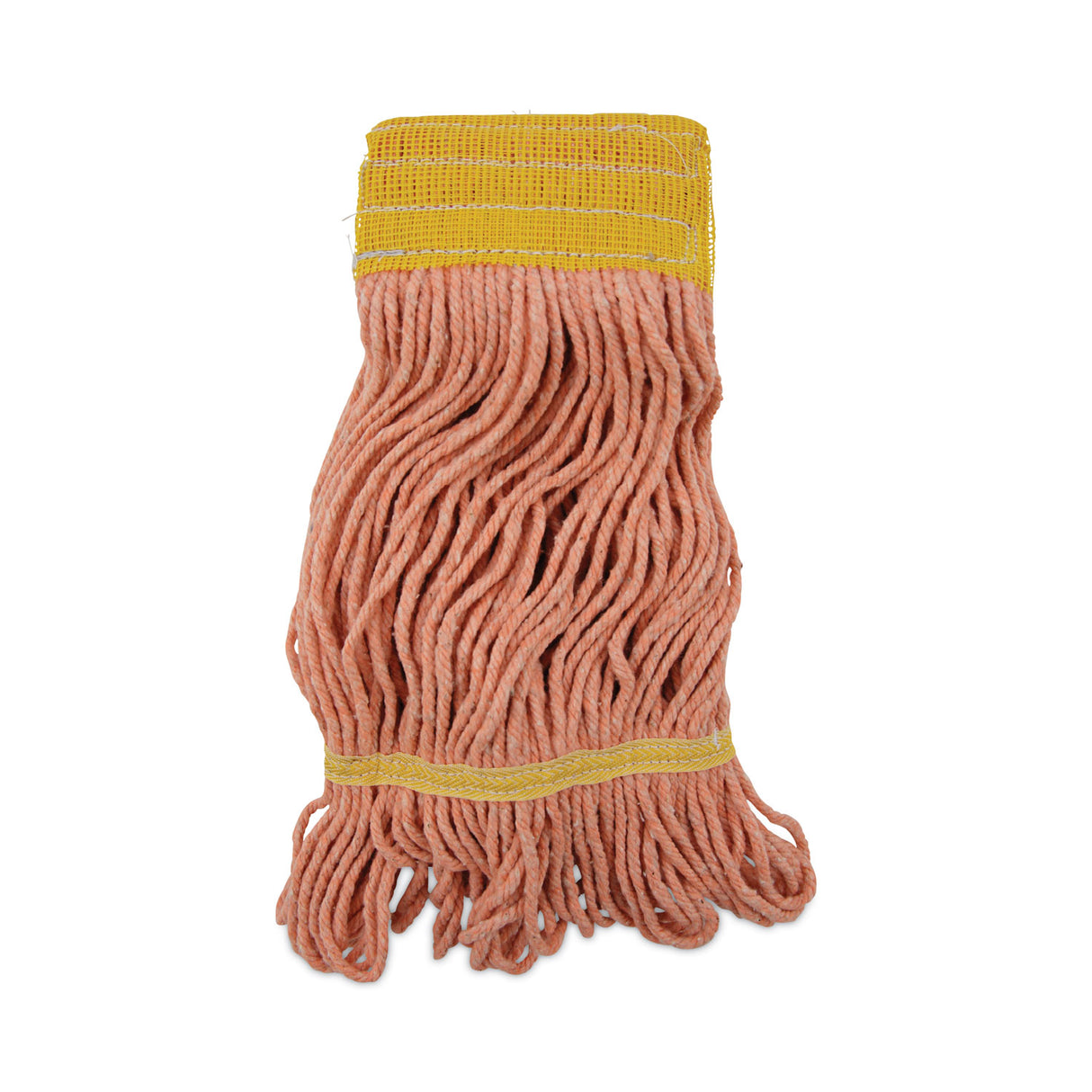 BoardwalkÂ® Loop Mop Head, Cotton/Synthetic, Small, Orange, 12 Mops (BWK501OR)