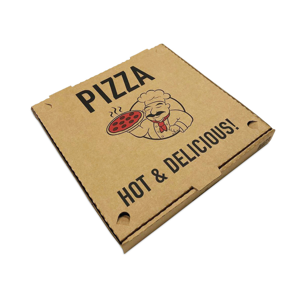BluTable Pizza Boxes, 10 x 10 x 2, Kraft, Paper, 50/Pack (661631253304)