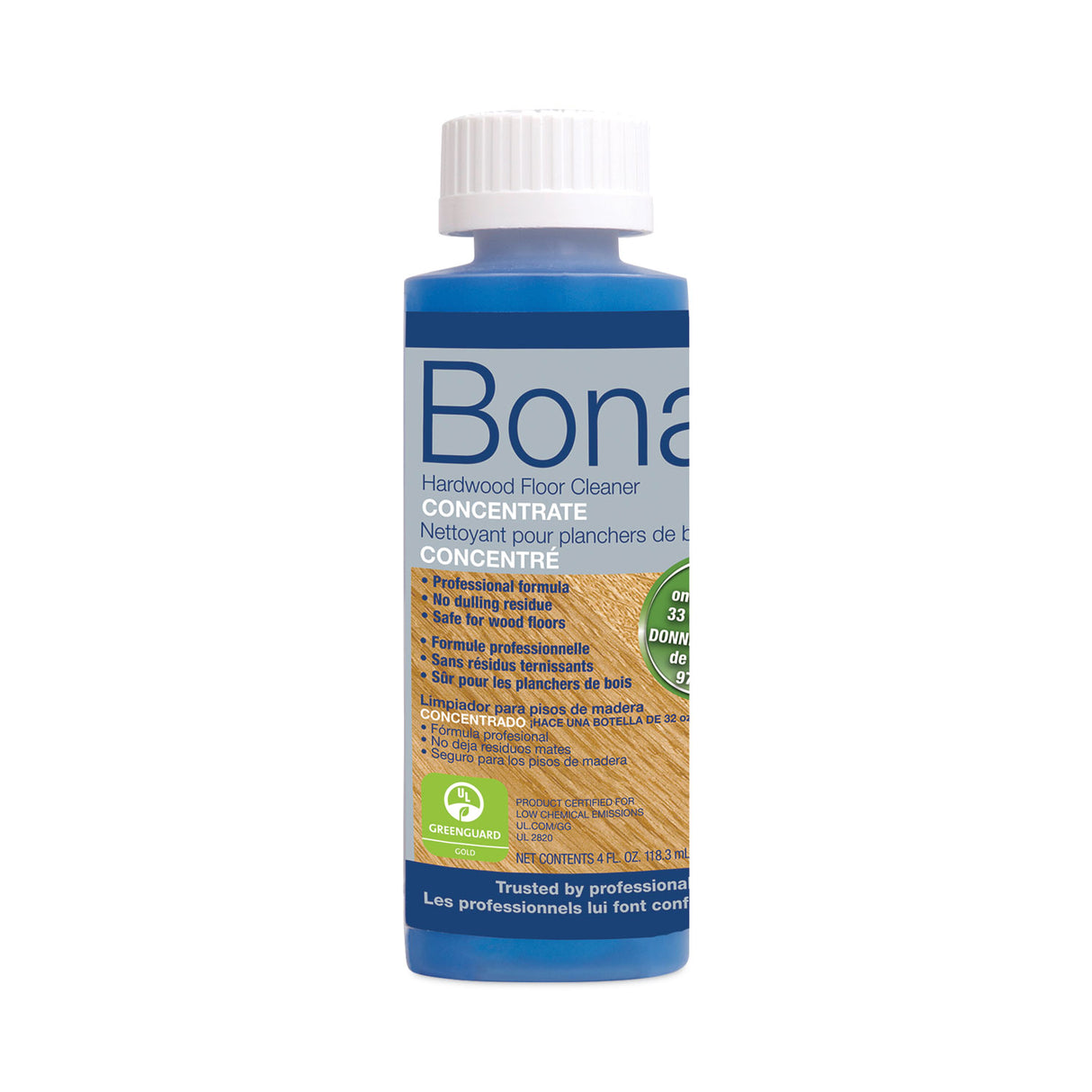 Bona Pro Series Hardwood Floor Cleaner Concentrate, 4 oz Bottle (WM700049040)