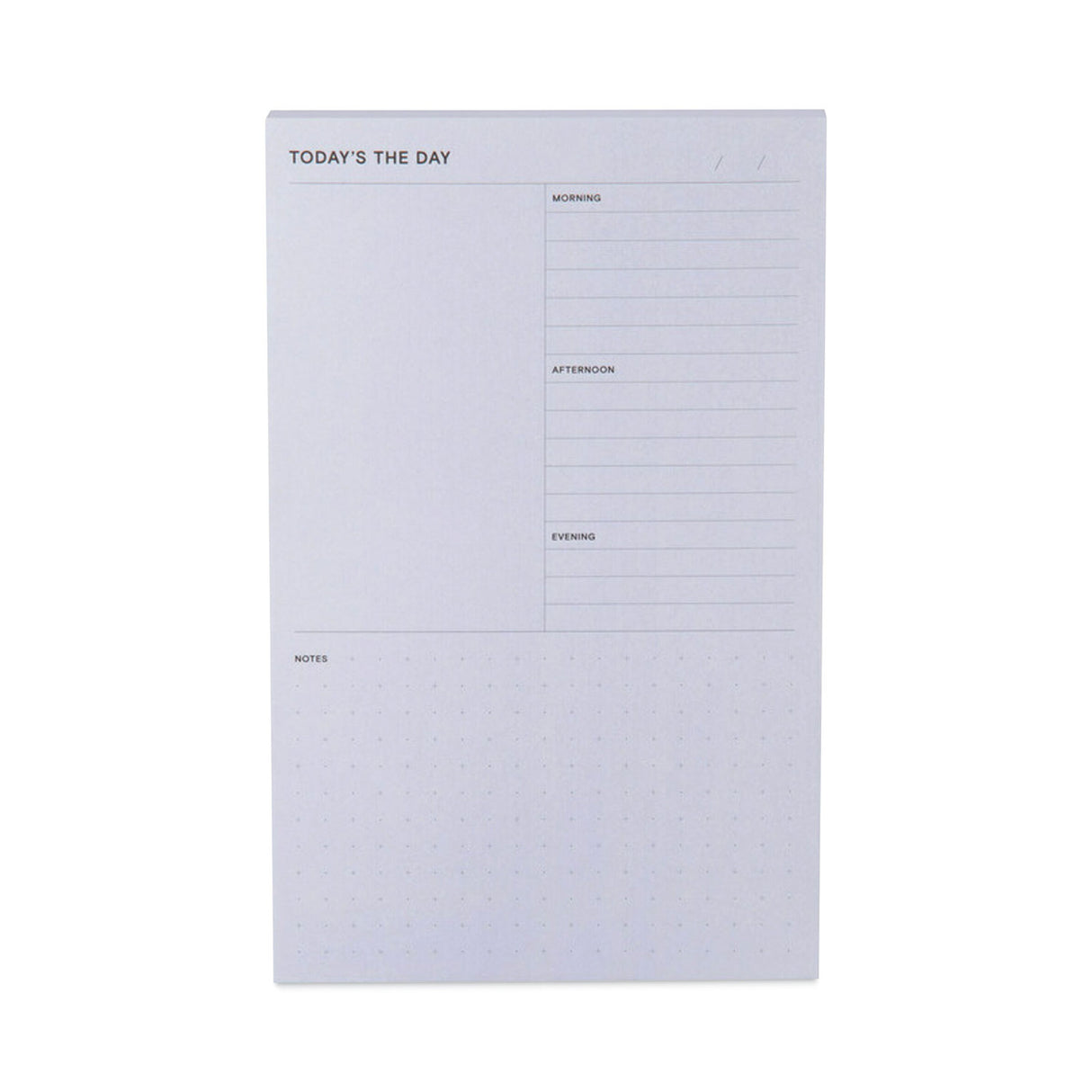 Noted by Post-it Brand Adhesive Daily Planner Sticky-Note Pads, Daily Planner Format, 4.9" x 7.7", Gray, 100 Sheets/Pad (58GRY)
