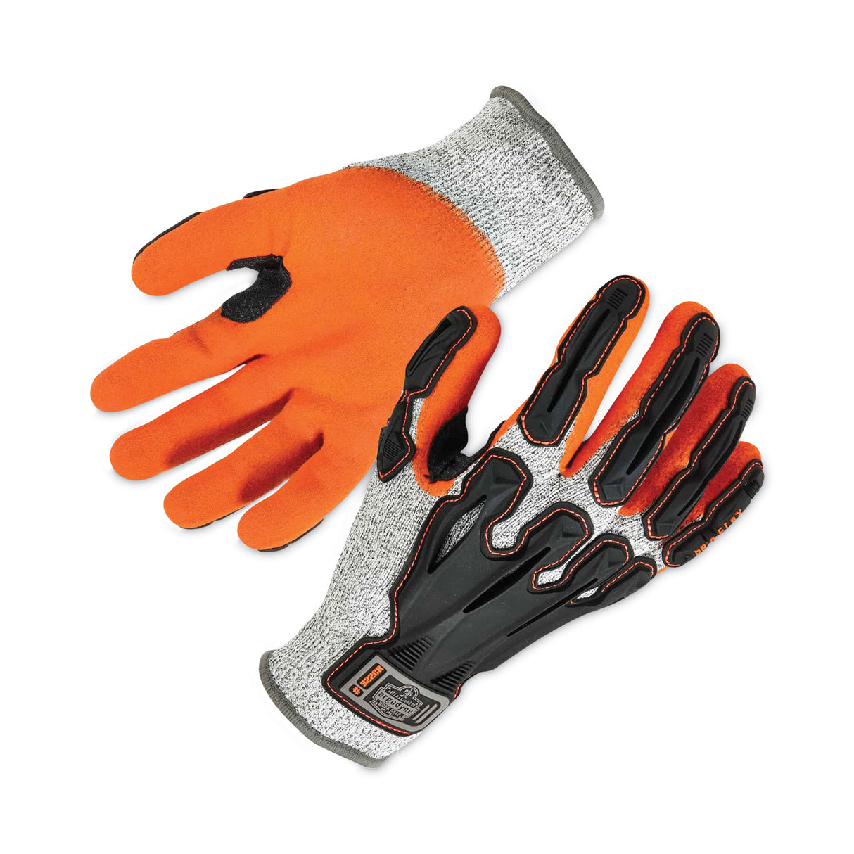 ergodyne ProFlex 922CR Nitrile Coated Cut-Resistant Gloves, Gray, Large, 96 Pairs/Carton (17584)