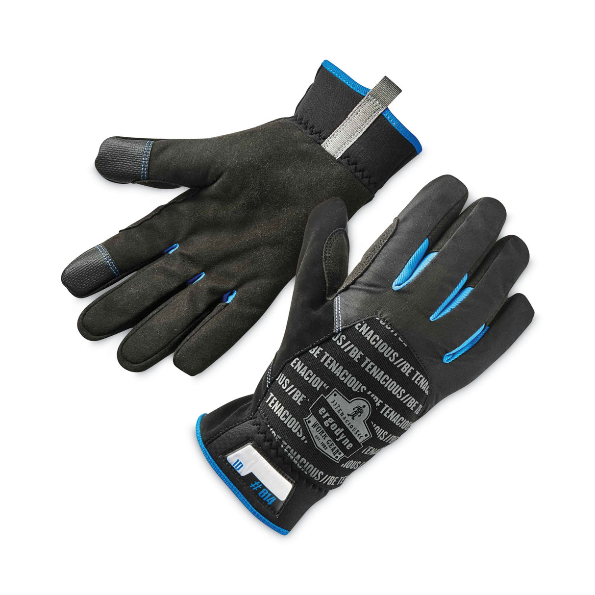 ergodyne ProFlex 814 Thermal Utility Gloves, Black, Medium, Pair (17333)
