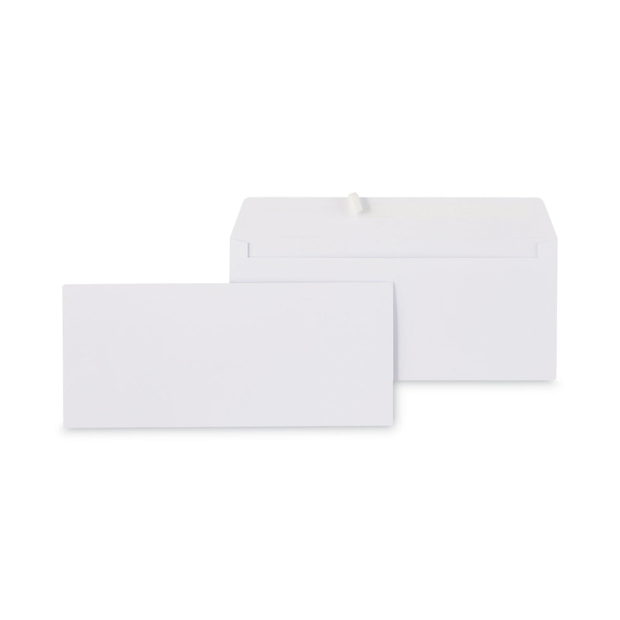 Universal Peel Seal Strip Business Envelope, #10, Square Flap, Self-Adhesive Closure, 4.13 x 9.5, White, 100/Box (UNV36002)