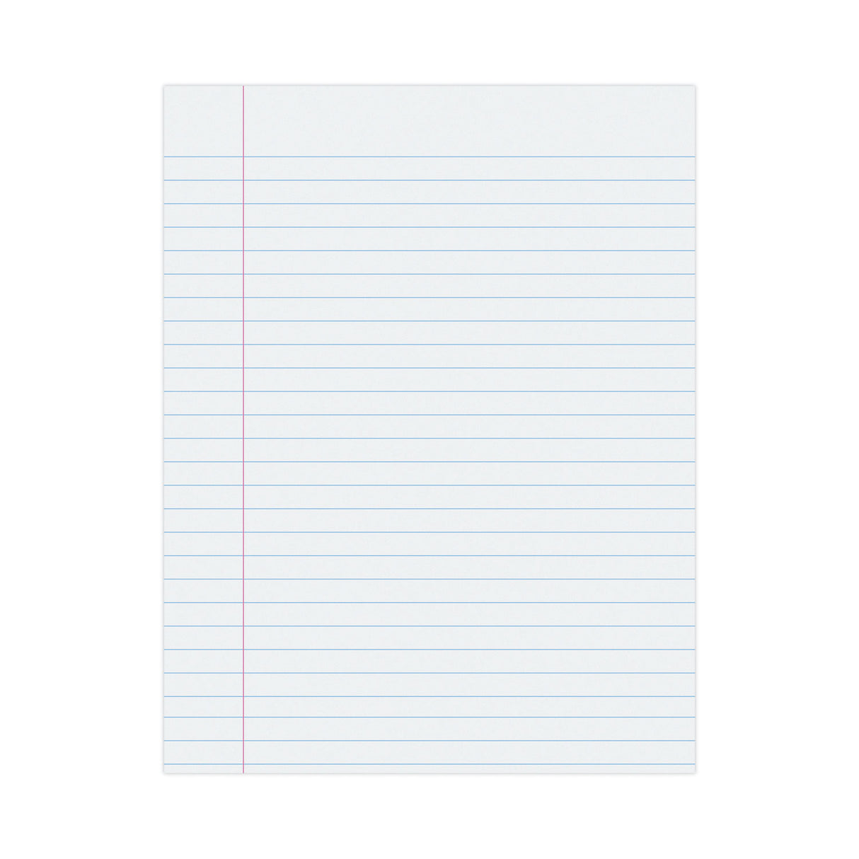 Pacon Composition Paper, 8.5 x 11, Wide/Legal Rule, 500/Pack (2401)
