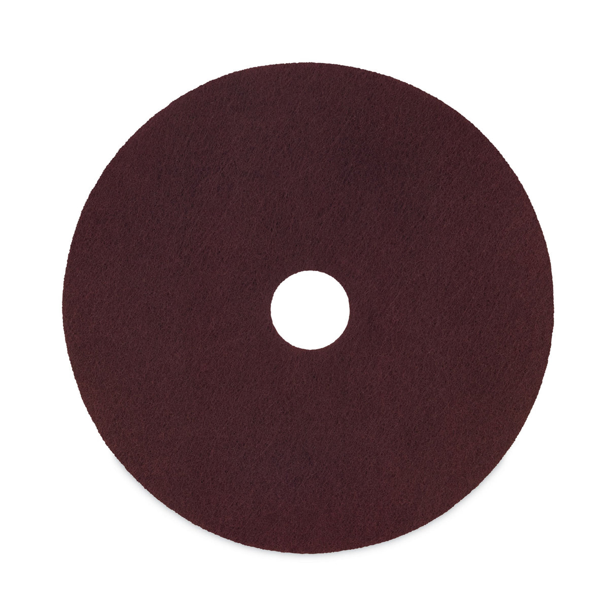 BoardwalkÂ® Deep Scrub Pads, 16" Diameter, Maroon, 10/Carton (BWKSPP16)
