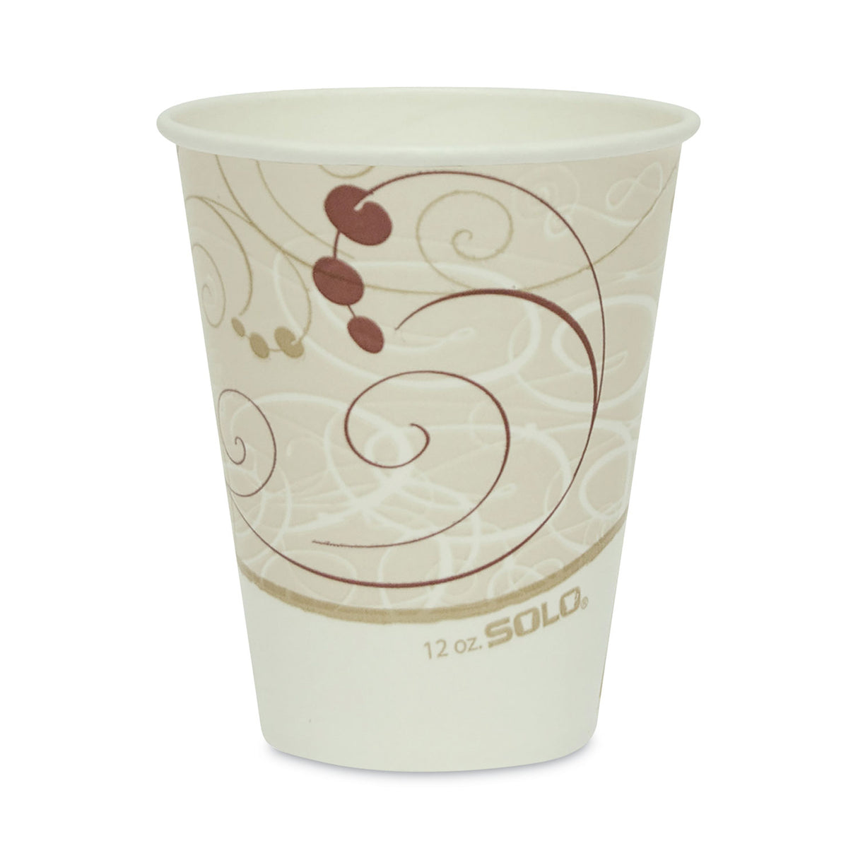 SOLO Double Sided Poly (DSP) Paper Cold Cups, 80 Cups/Sleeve, 25 Sleeves/Carton (RP12SPSYM)