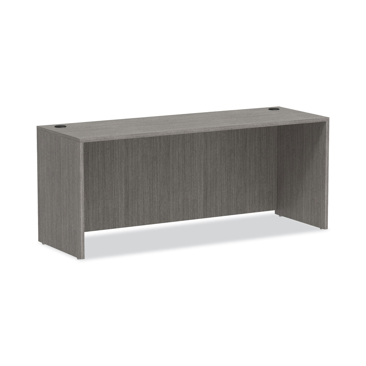 Alera Valencia Series Credenza Shell, 70.88w x 23.63d x 29.5h, Gray (ALEVA257224GY)