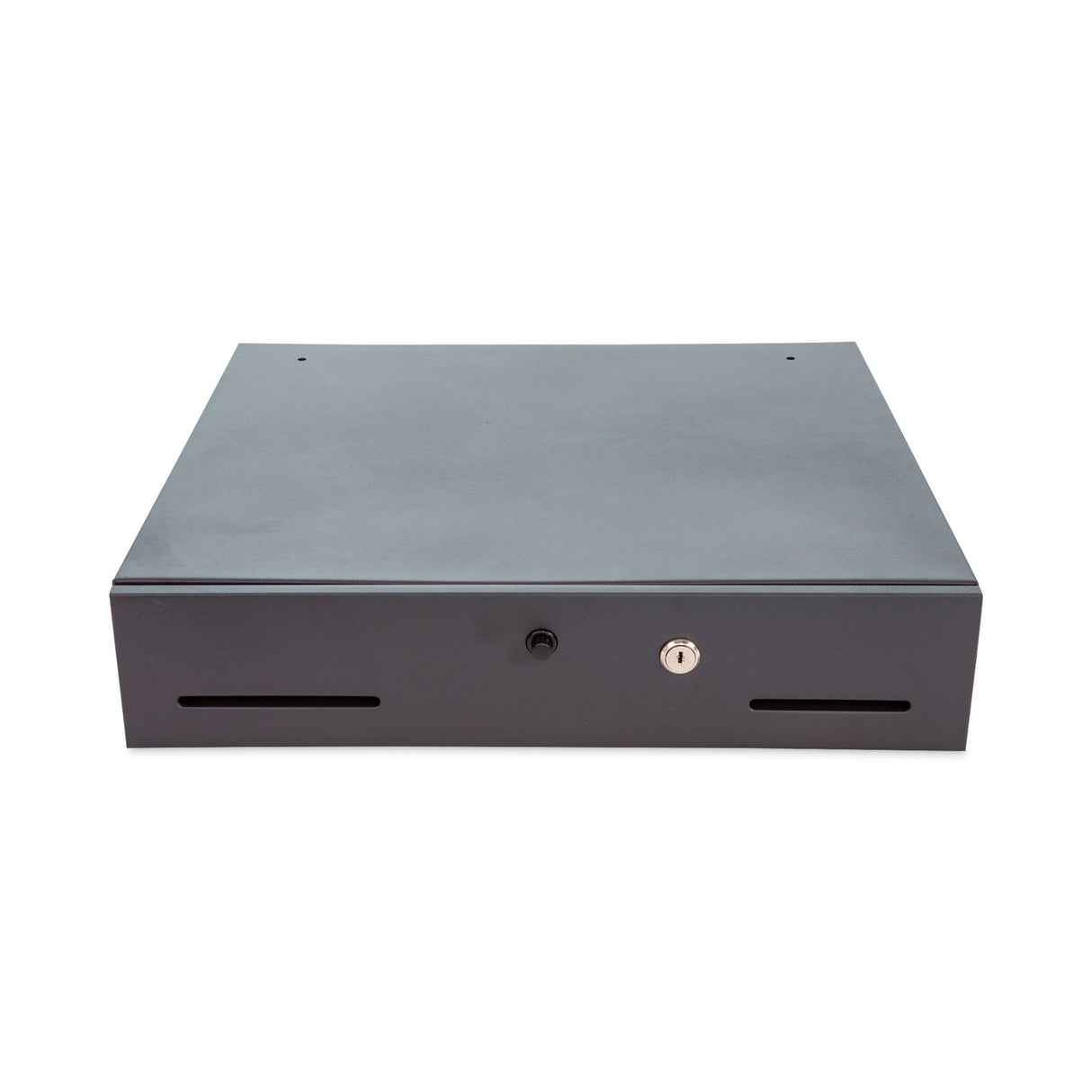 CONTROLTEK Metal Cash Drawer, Coin/Cash, 10 Compartments, 16 x 11.25 x 2.25, Black (500122)